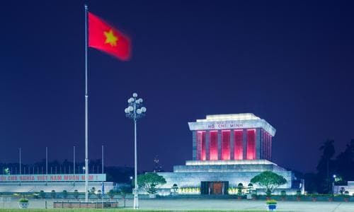 Vietnam - Ho Chi Minh - plaza Ba Dinh