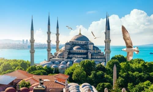 Turquía - Estambul - Mezquita Azul y el Bosforo