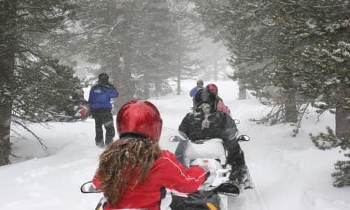 Finlandia - safari en motos de nieve